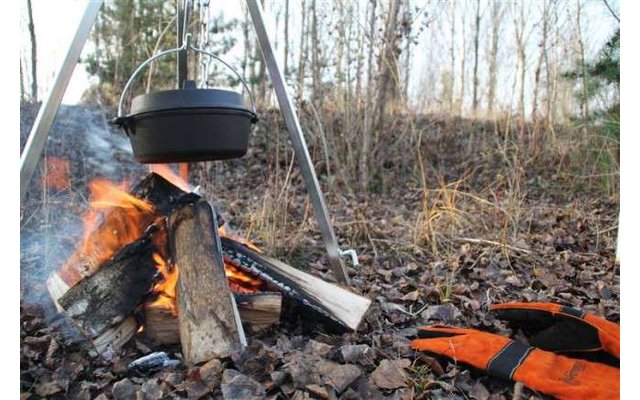 Petromax Dreibein mit Kette & Haken