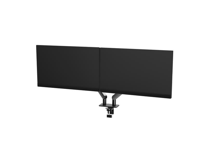 AOC Tischhalterung AM420B Dual bis 9 kg – Schwarz Ergonomische Tischhalterung für zwei Monitore bis 34