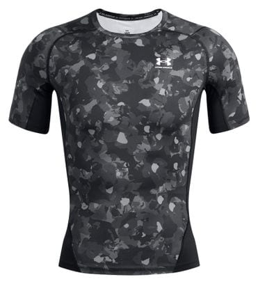 Maillot de compression Under Armour HeatGear Noir/Blanc Homme
