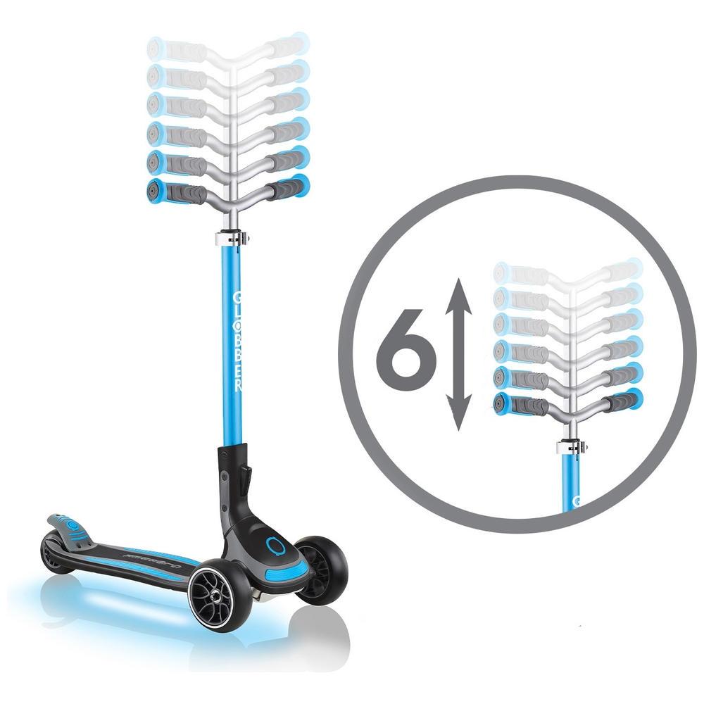 Globber ULTIMUM LIGHTS Himmelblauer Roller