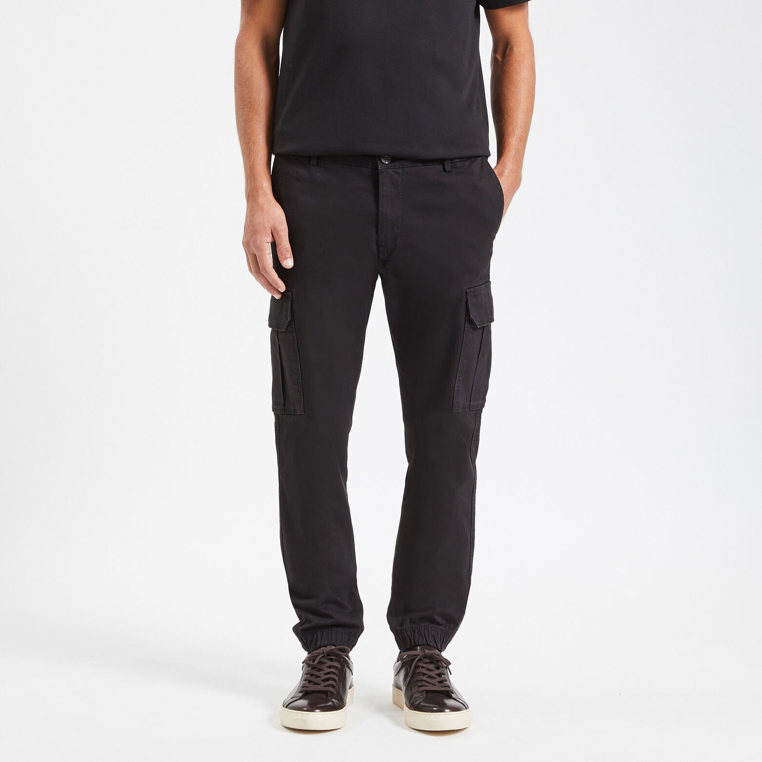 Pantalon cargo Noir
