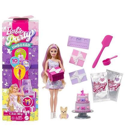 Barbie Puppe - Party Ausgepackt, blond Doll
