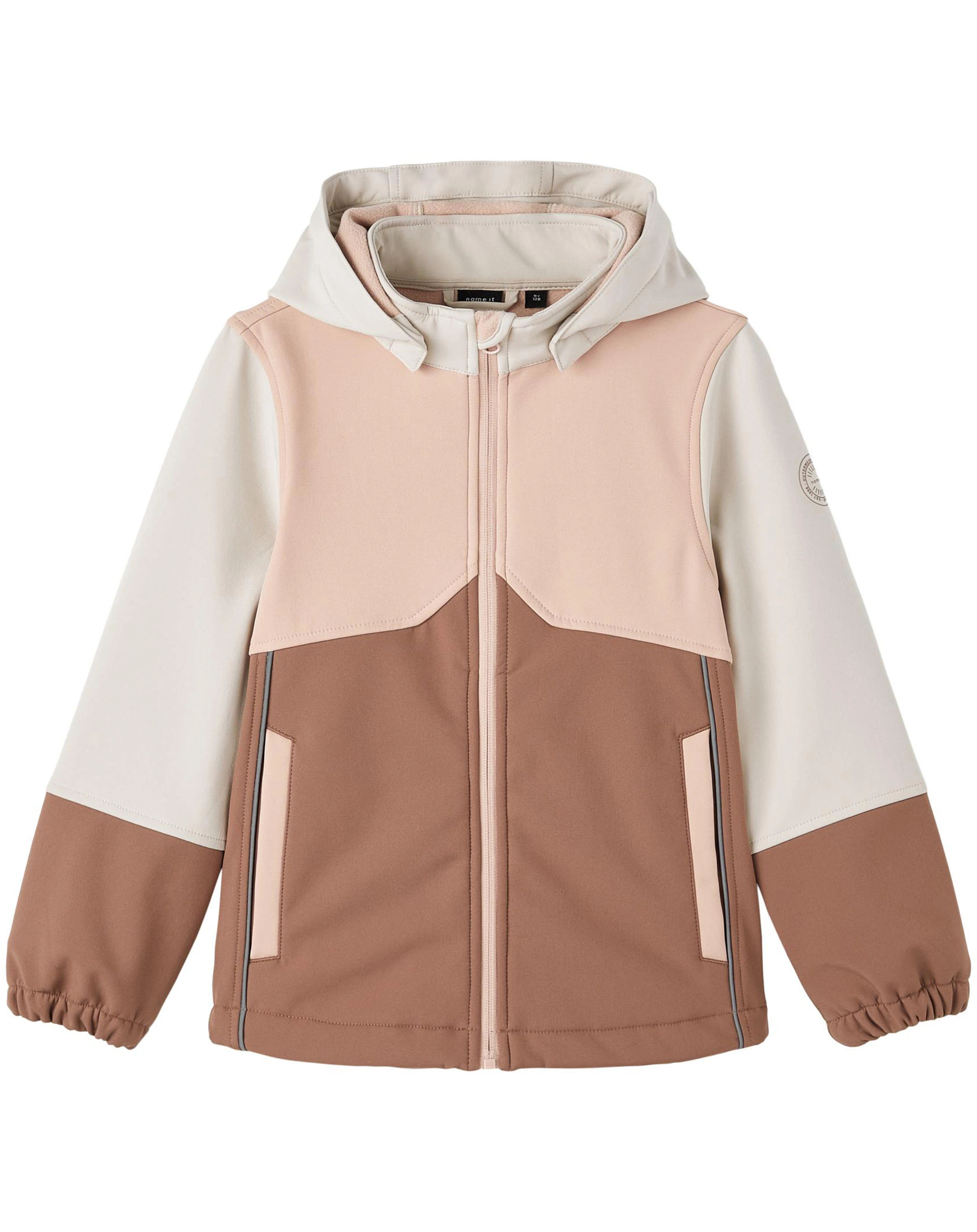 Softshelljacke NKFALFA - BLOCK in misty rose