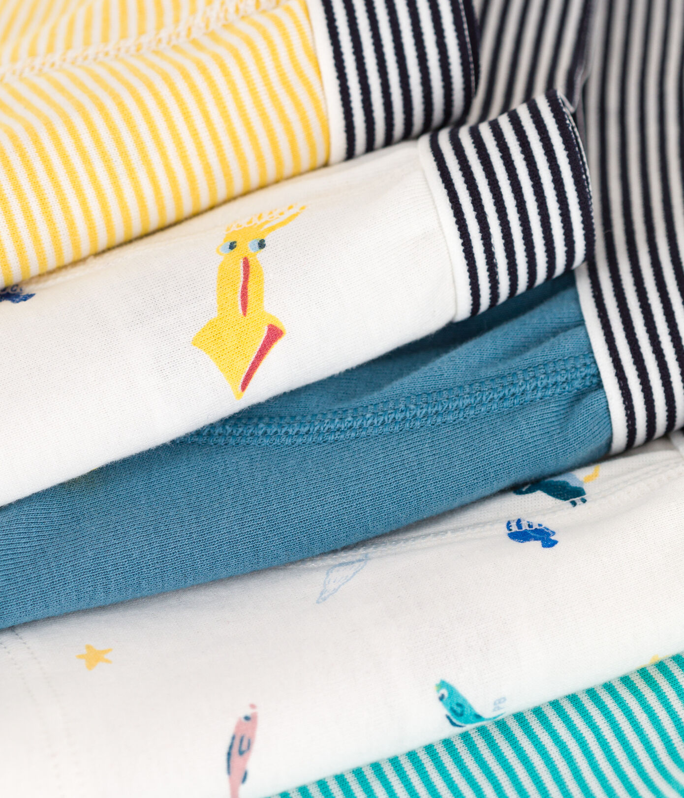Lot de 5 boxers en coton petit garçon