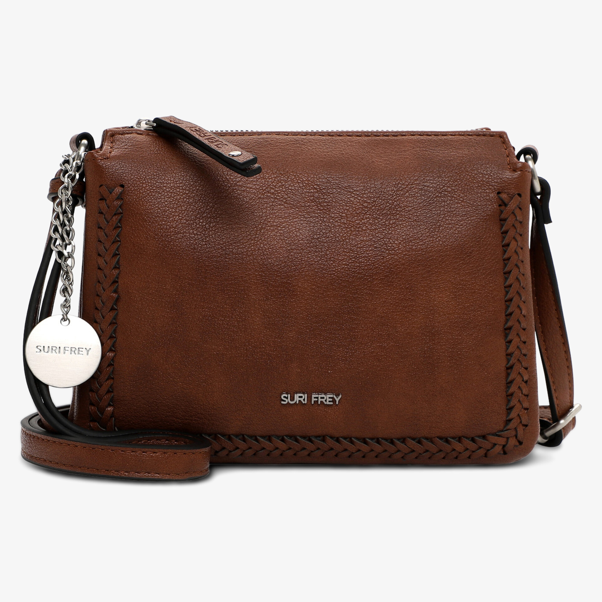 SURI FREY Damen Handtasche cognac