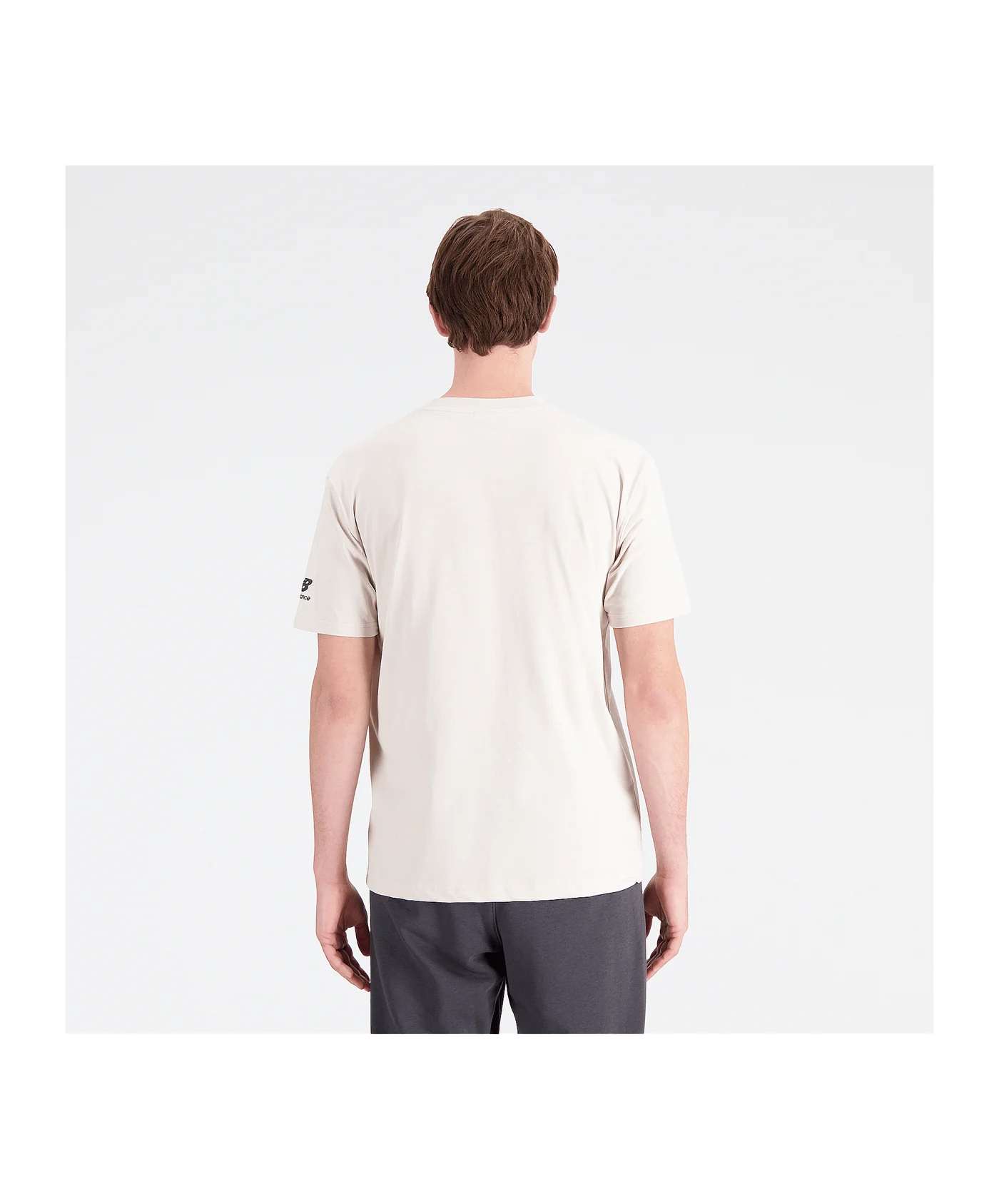 New Balance Essentials Varsity T-Shirt Schwarz FMB