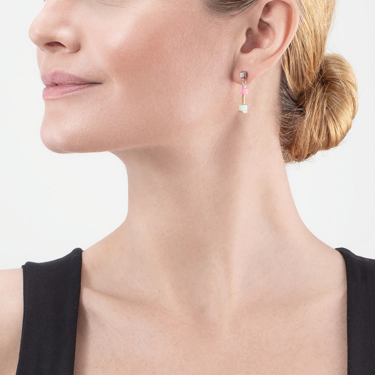 Boucles d'oreilles Coeur de Lion Cube Story Delicatemulticolores