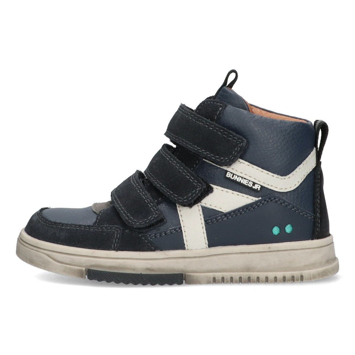Milan Mieters - Hoge Sneakers Bunnies Blauw