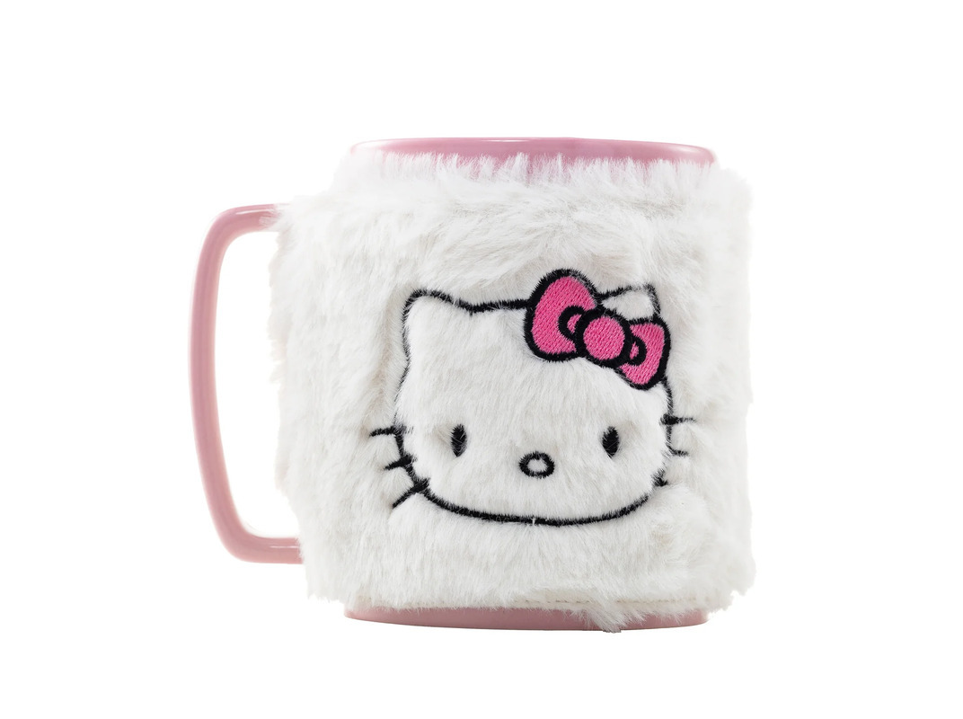 CANECA FELPUDA HELLO KITTY