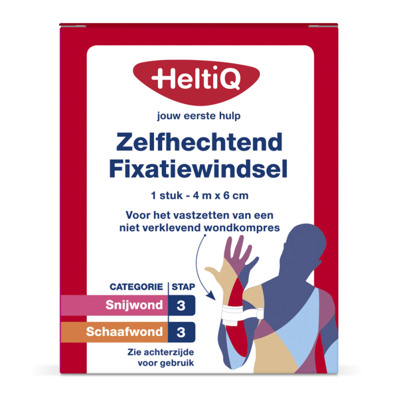 Heltiq Zelfhechtend windsel 4m x 6 cm 1st