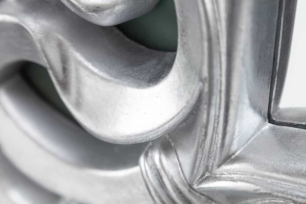 Eleganter Wandspiegel VENICE 180x90cm silber antik Barockstil