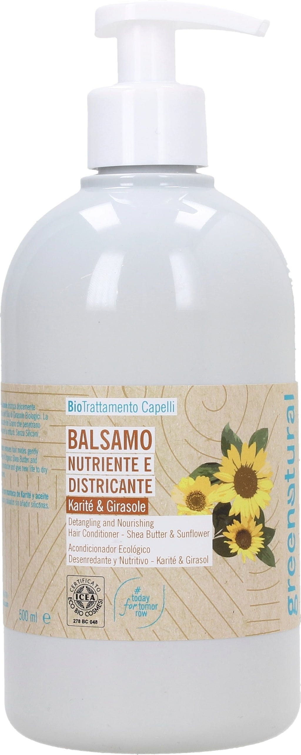 greenatural  Haarspülung Sheabutter & Sonnenblume, 500 ml