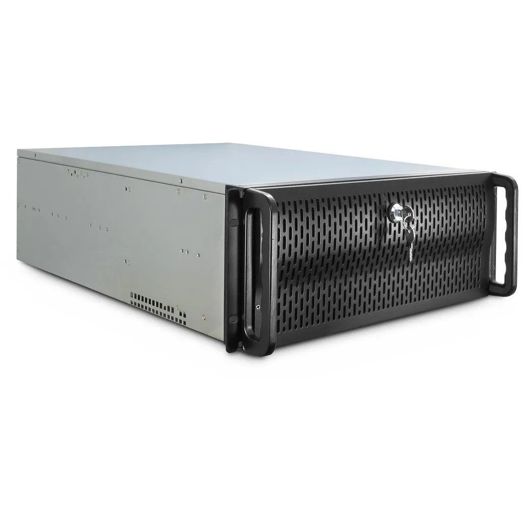 Inter-Tech IPC 4129L - Rack-monterbar - 4U - SSI EEB - ingen strømforsyning (ATX / PS/2) - USB