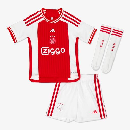Uniforme do Ajax para jogos em casa, temporada 23/24
