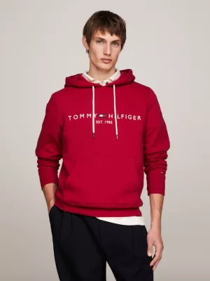 Moletom com capuz e modelagem regular com logo