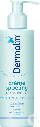 Dermolin Crème De Rinçage Après-Shampoing Peaux Sensibles Flacon Pompe 200ml