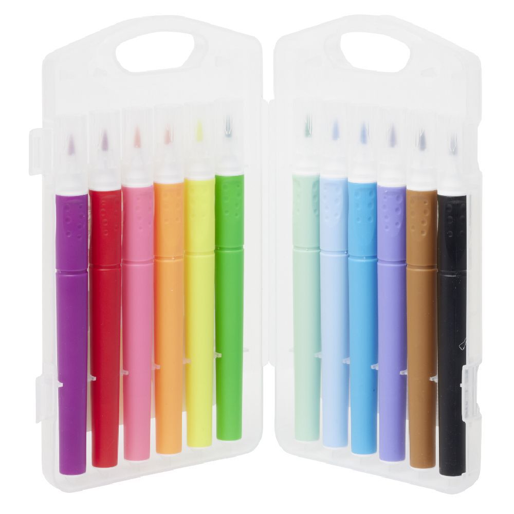 Stylo pinceau de couleur x12