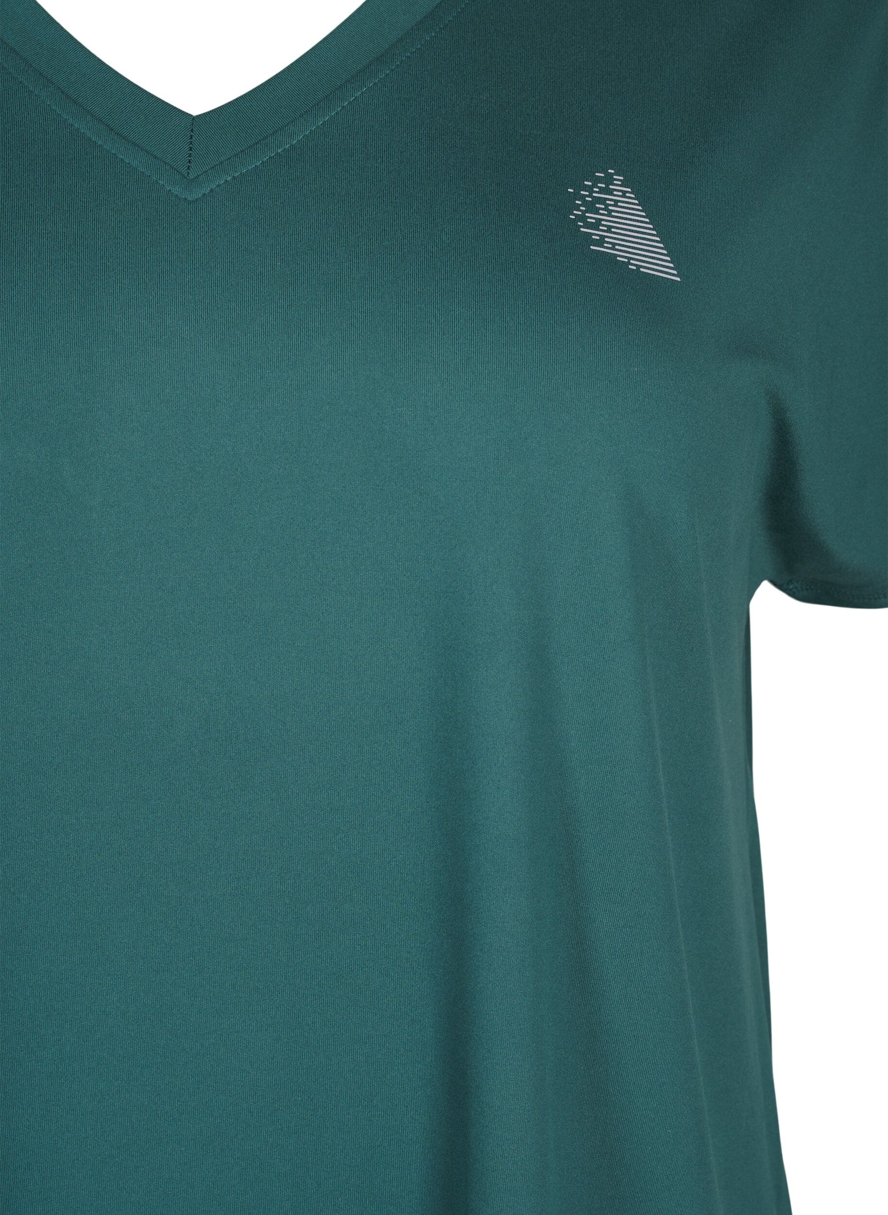 Trænings t-shirt med v-hals