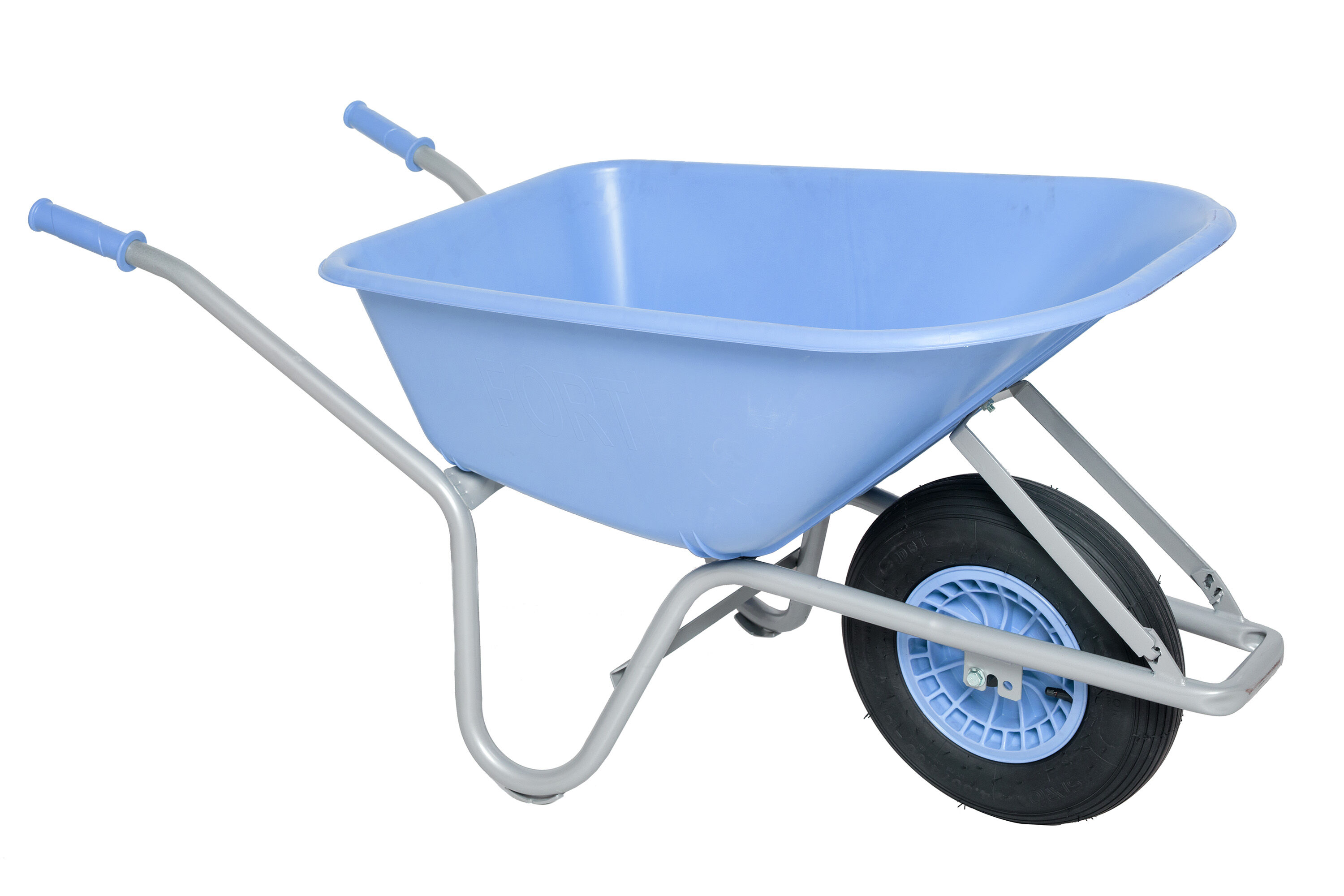 FORT TKA-100 - Kruiwagen - Blauw - 100 liter - 13 cm