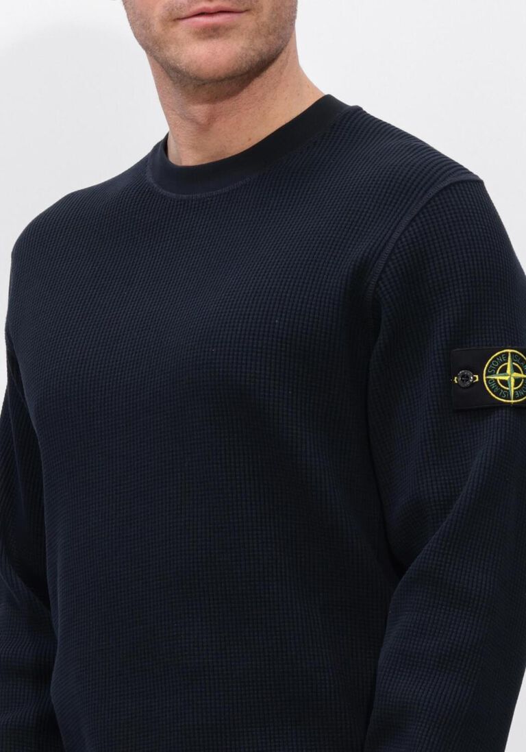 donkerblauwe stone island sweater sweatshirt s0051