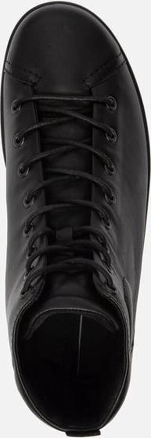 ECCO SOFT 2.0 dames Veterboot Sneakers Zwart