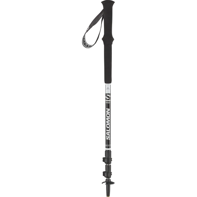QUEST ALU VARIO  Stöcke für vier Jahreszeiten, Unisex Black
