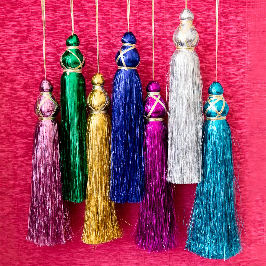 Pompon tassel violet Pondie Chérie