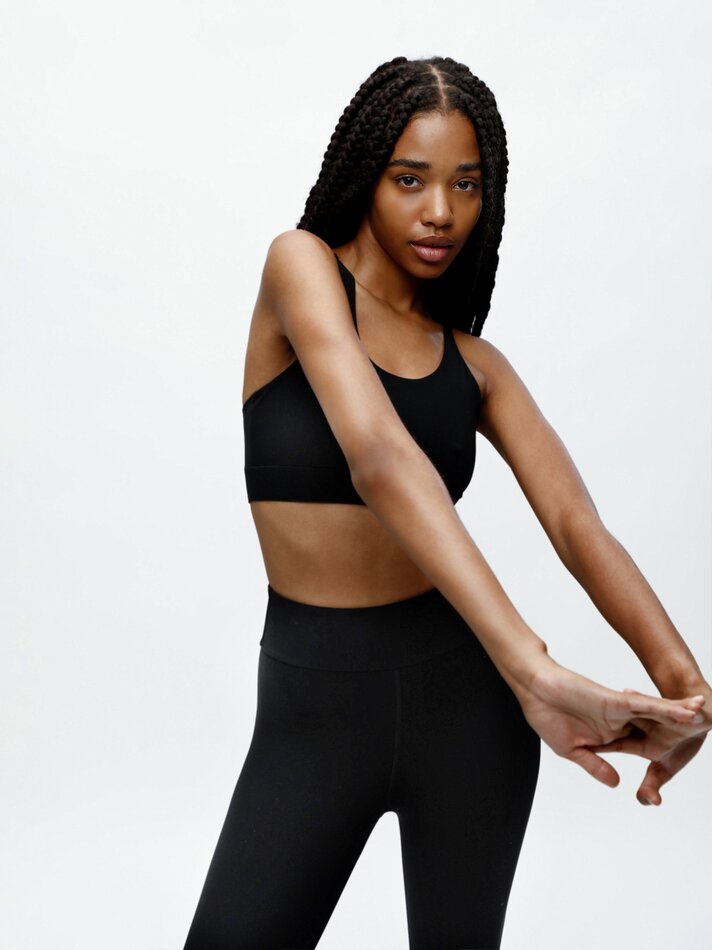 Leggings esportivas macias - Pretas