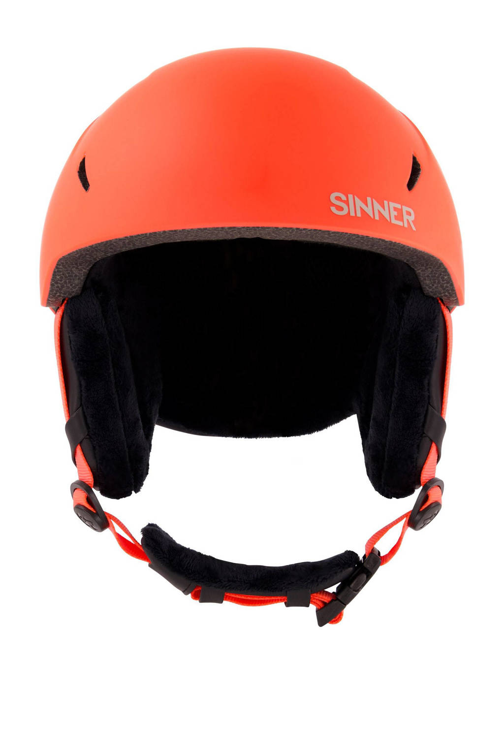 Junior skihelm Crest mat oranje