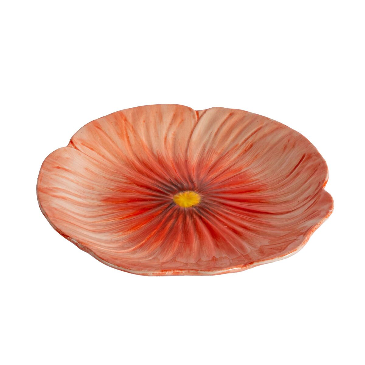 Poppy tallerken 21 cm, rød