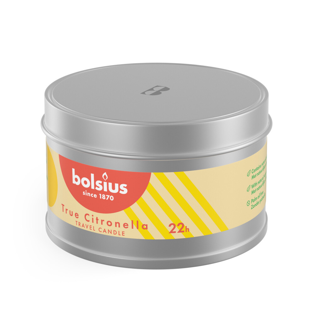 Bolsius Reis en Geur,- Kaars Citronella