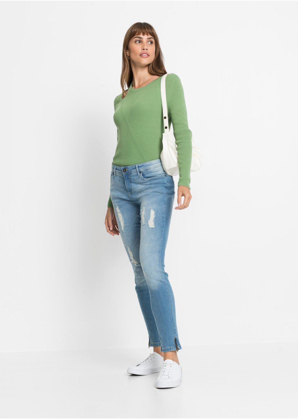 Pull à découpe