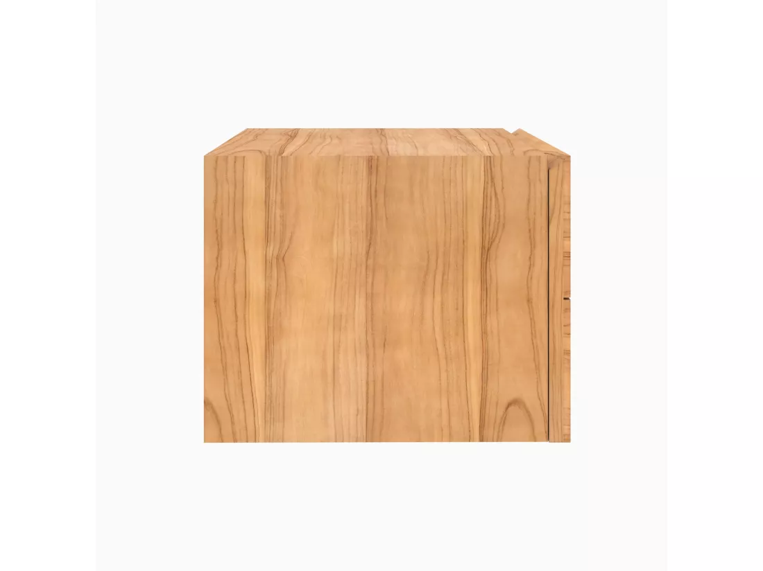Meuble de salle de bain suspendu en bois de teck 60 cm - Hera
