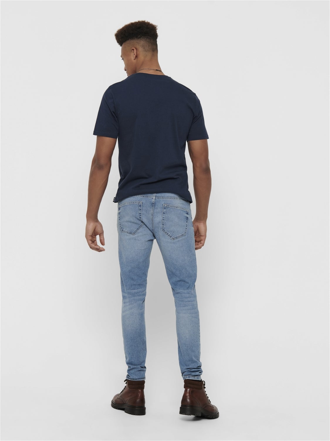 ONSWARP Mittlere Taille Skinny Fit Jeans Blue Denim