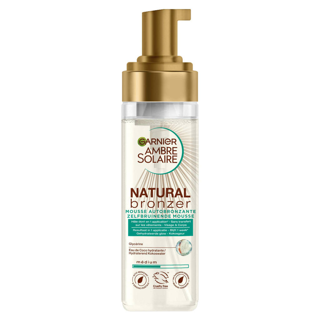 Vlekken en oranjeNatural Bronze Self Tan Mousse zelfbruiner - 200ml