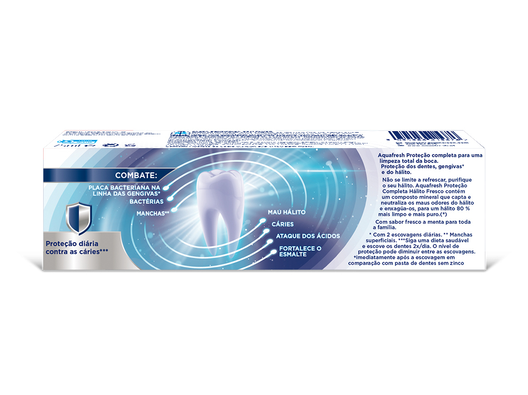 PASTA DE DENTES AQUAFRESH ALL IN ONE HALITO FRESCO 75ML