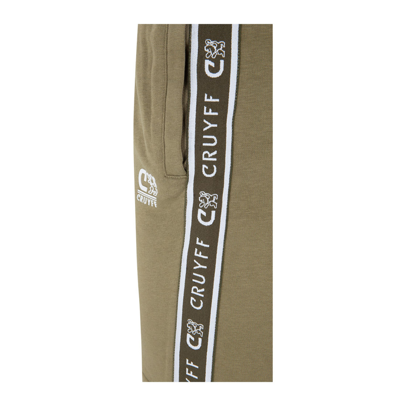 Cruyff Xicota Brand Broekje Olijfgroen Wit