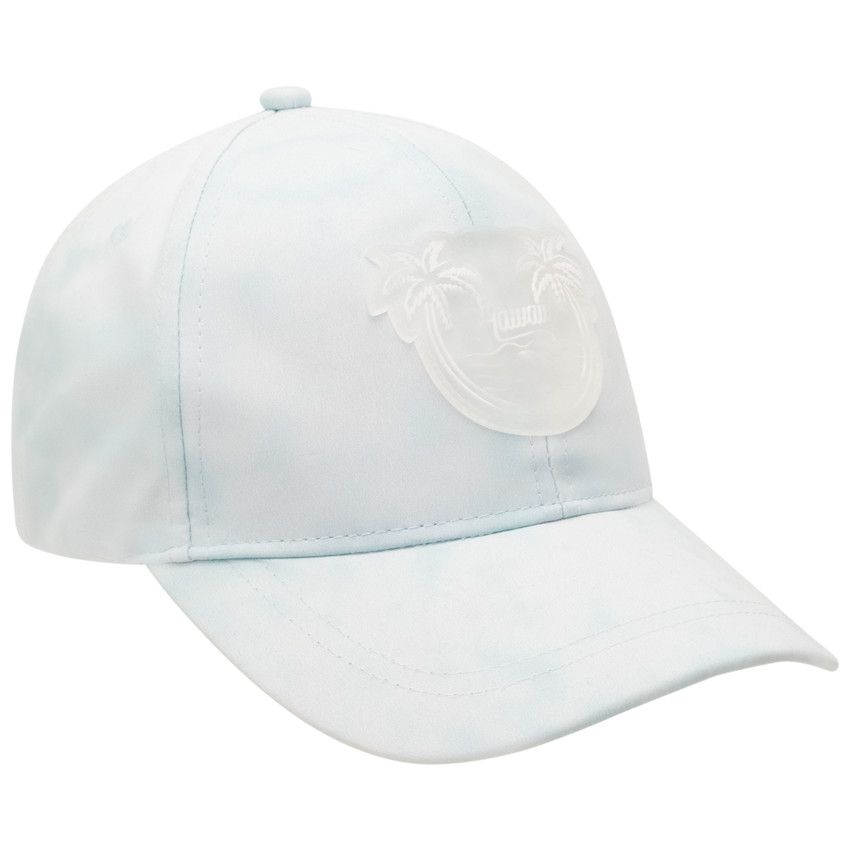 Casquette effet tie & dye badge gomme Hawaii pour enfant - Bleu