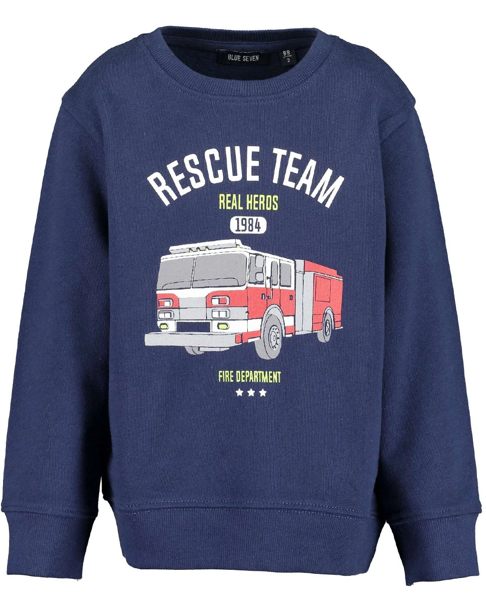 Sweatshirt RESCUE in dunkelblau
