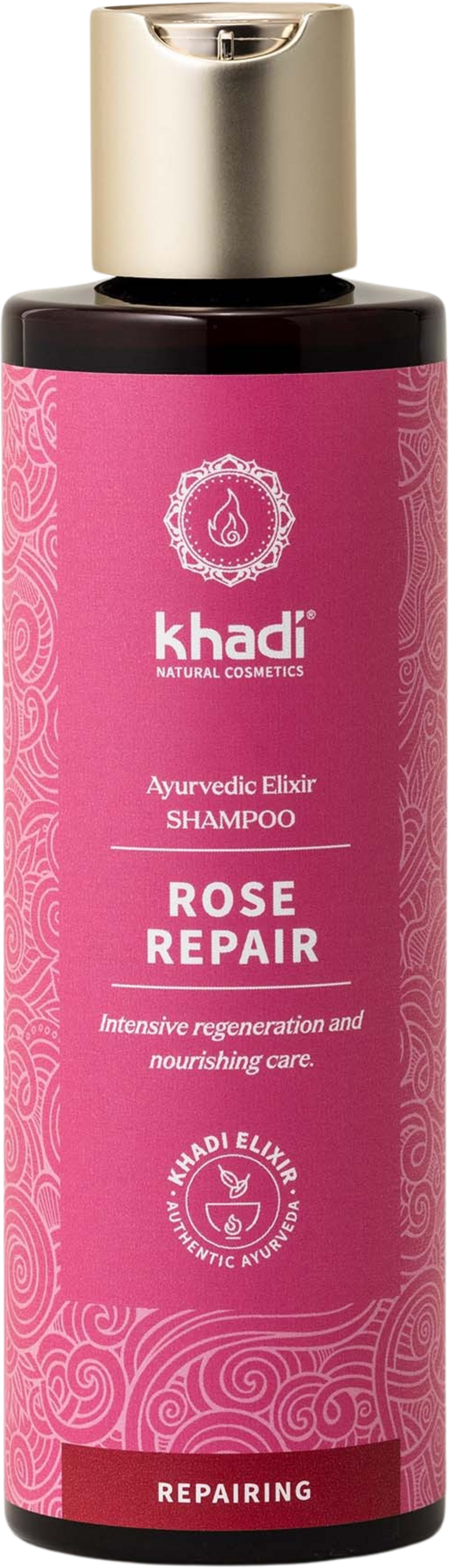 Khadi®  Ayurvedisches Elixier Shampoo Rose Repair, 200 ml