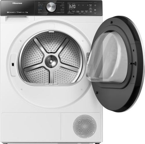 Hisense DH5S902BW Wasdroger - Warmtepompdroger - Wit - 9kg - C Energielabel