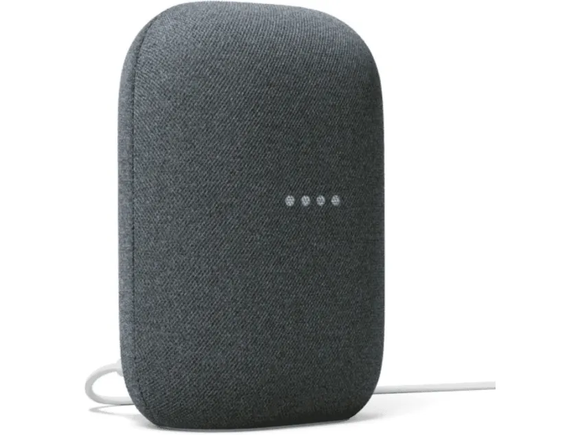 Google Nest Audio - Smart højttaler - IEEE 802.11b/g/n/ac, Bluetooth - App-kontrolleret - 2-vejs - brunsort