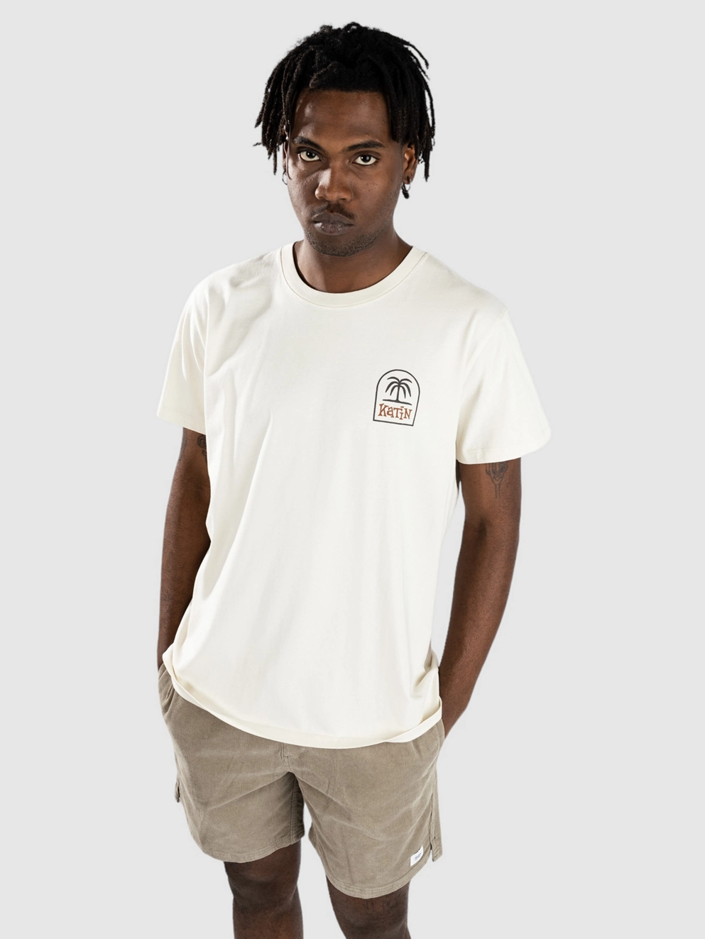 Katin USA K Palm T-Shirt vintage white