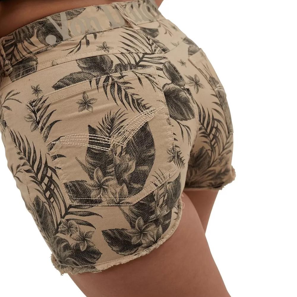 Von Dutch Short Beige/Noir Femme Von Dutch SPICY