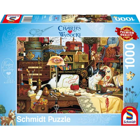 Schmidt Spiele Puzzle - Maggie, die Chaotin, 1000 Teile