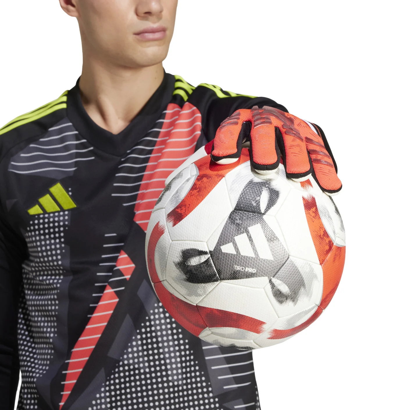 Adidas Predator Pro Keepershandschoenen Rood Wit Zwart