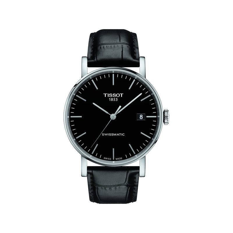 Montre Tissot homme acier cuir
