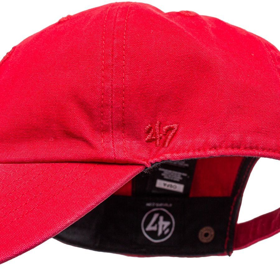 Liverpool Casquette Washed Heritage - Rouge