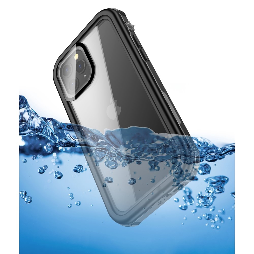 iPhone 12 Wasserfeste Outdoor Schutz Hülle (IP68) - Schwarz