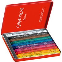 Pastel à la cire NEOCOLOR I, étui métal de 40